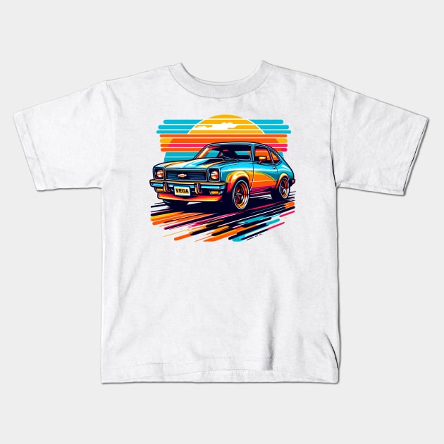 Chevrolet Vega Kids T-Shirt by Vehicles-Art